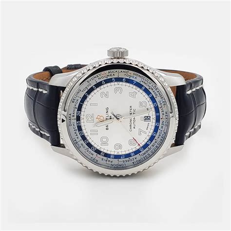 breitling 36mm galactic|Breitling galactic unitime world map.